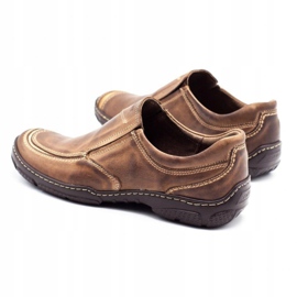 Joker Men's leather loafers 213 brown 4 Joker Men's leather loafers 213 brown 4