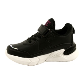 American Club Velcro sports shoes with hologram AA24/22 black 1