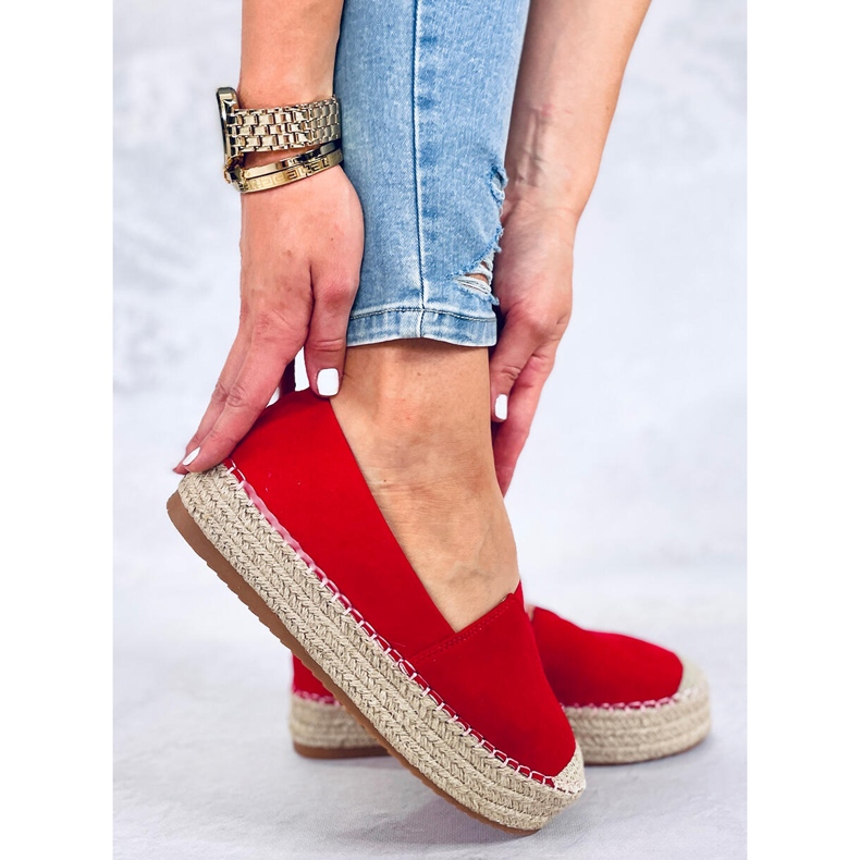 Pilar Red women's espadrilles 1