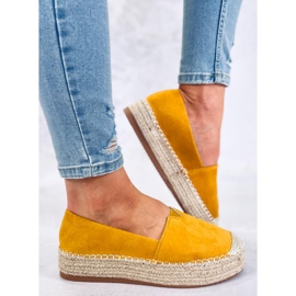 Pilar Yellow women's espadrilles 1