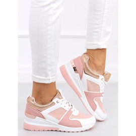 Adan Pink wedge sport shoes multicolored 2