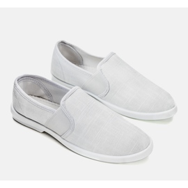 Gray men's Alfro sneakers grey 1