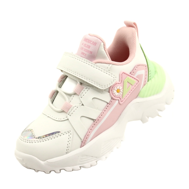 American Club Velcro with hologram AA25/22 White 3