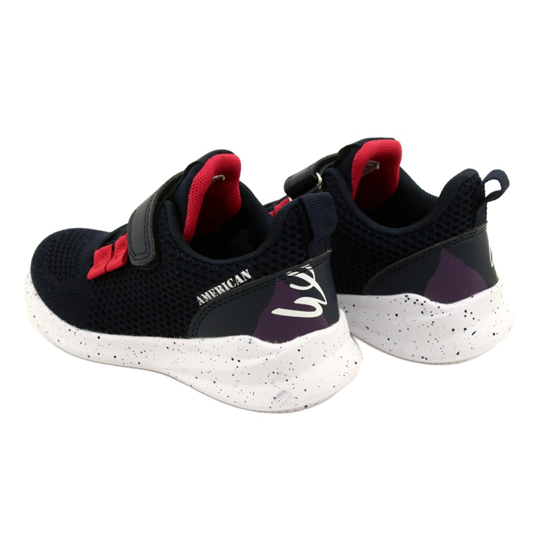 American Club RD13/22 Velcro sports shoes, navy blue 4