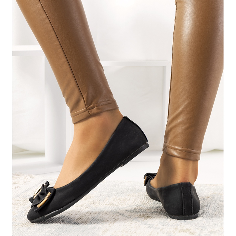 Black ballerinas with Best of 1