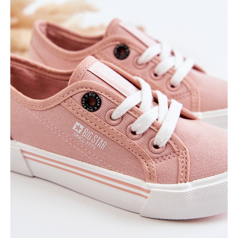Children's Low Sneakers Big Star JJ374171 Pink 2
