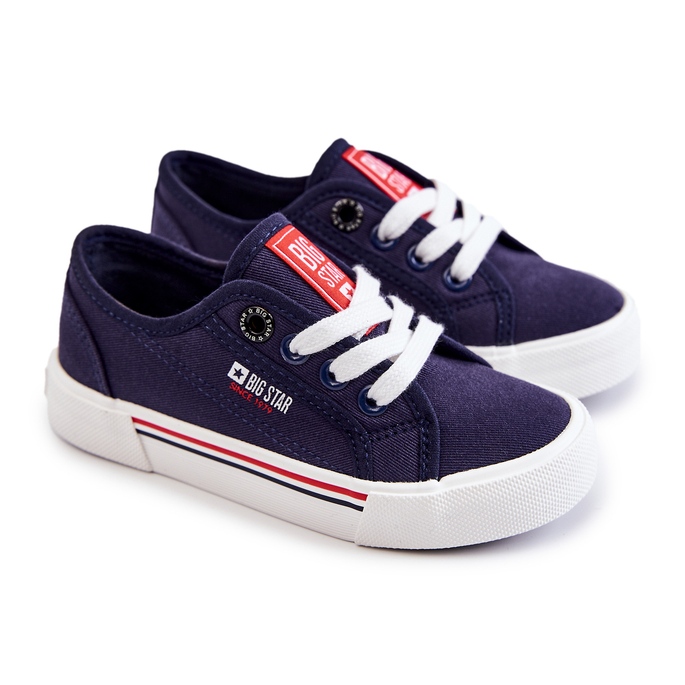 Children's Low Sneakers Big Star JJ374173 Navy Blue 2