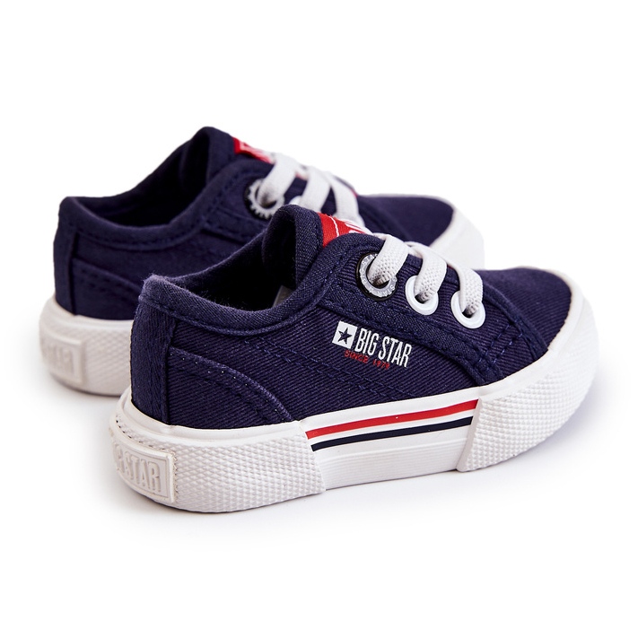 Children's Low Sneakers Big Star JJ374163 Navy Blue 1