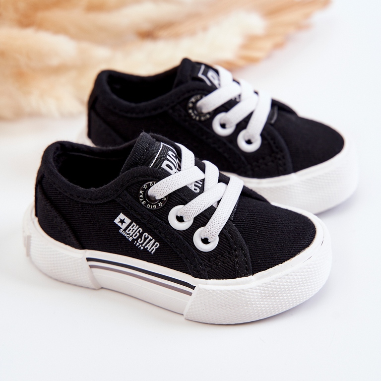 Black Children's Low Sneakers Big Star JJ374164 1