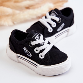 Black Children's Low Sneakers Big Star JJ374164 2