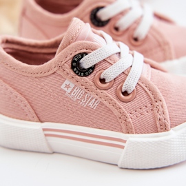 Children's Low Sneakers Big Star JJ374161 Pink 1