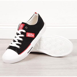 Textile low sneakers Big Star M HH174039 black 1