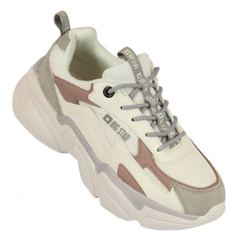 Sports shoes on the platform Big Star W HH274255 white grey 1