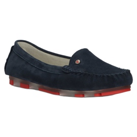 Leather Loafers Filippo DP2037 / 22 NV RD Navy blue red 1 Leather Loafers Filippo DP2037 / 22 NV RD Navy blue red 1