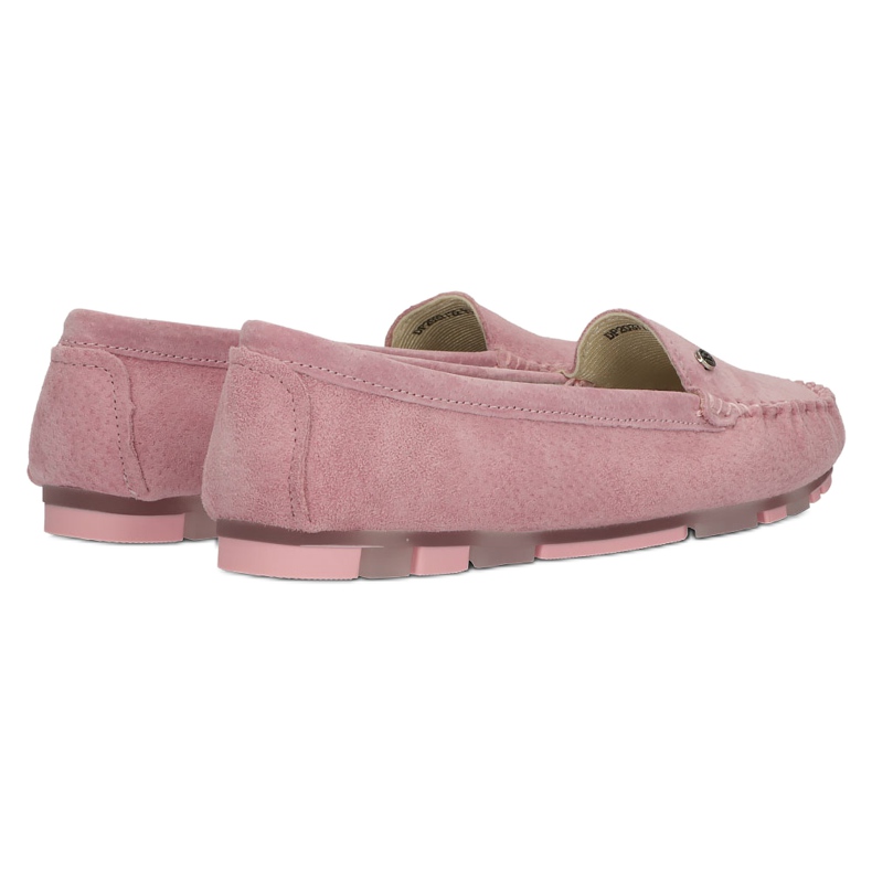 Leather Loafers Filippo DP2037 / 22 PI Pink 3