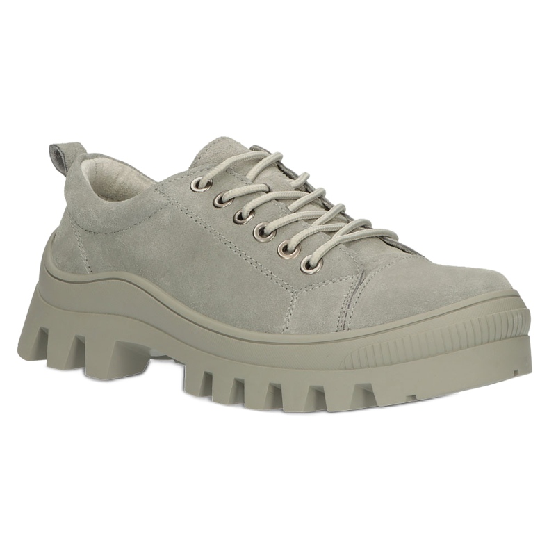 Suede Leather Sneakers Filippo DP3522 / 22 GR Gray grey 1