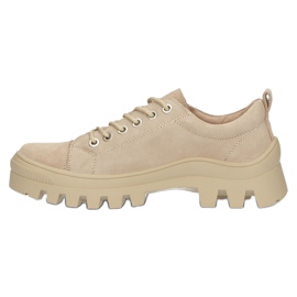 Suede Leather Sneakers Filippo DP3522 / 22 BE Beige 2