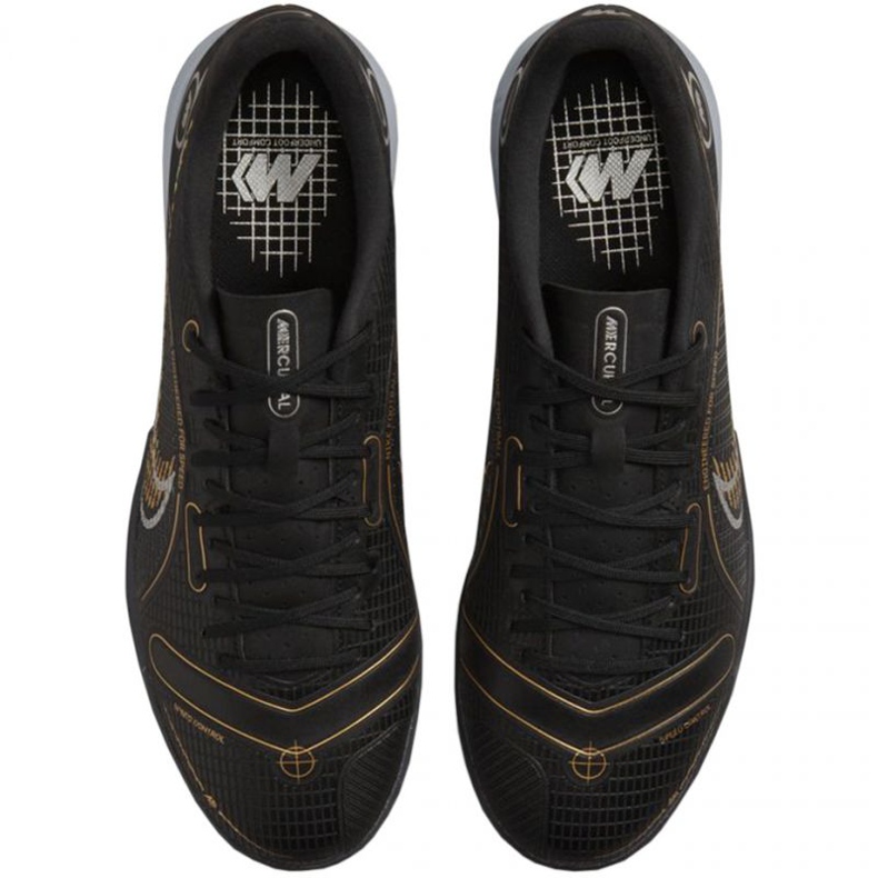 Nike Mercurial Vapor 14 Academy Ic M DJ2876 007 soccer shoes black black 1