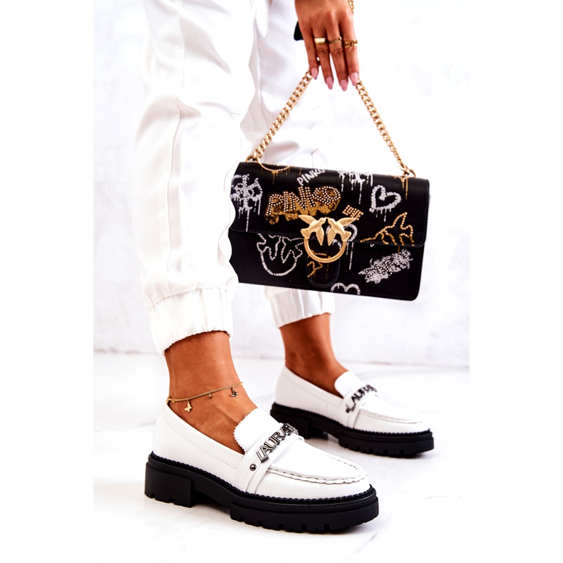 La.Fi Women's shoes eco-lens White leather insert 1