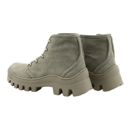 High Leather Sneakers Filippo DPT3523 / 22 GR Gray grey 5