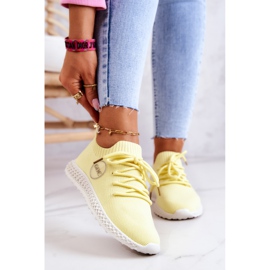 Women's sports shoes GOE JJ2N4150 Yellow 2
