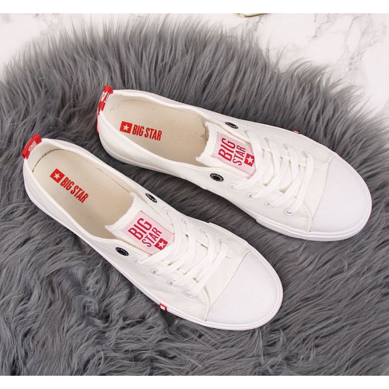 Textile sneakers Big Star W FF274087 white 5