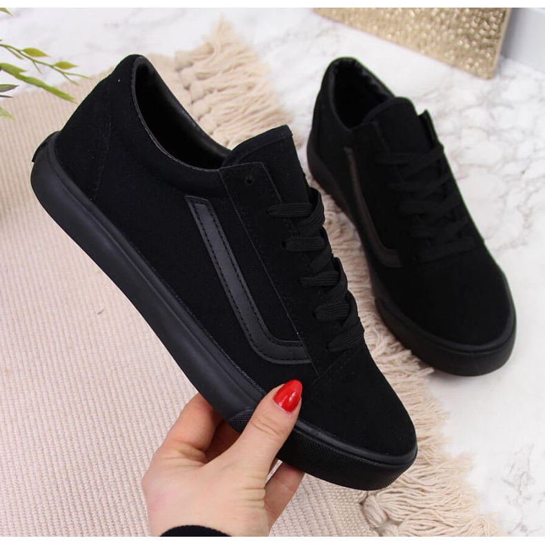 Black Atletico W ATC264D textile sneakers 1