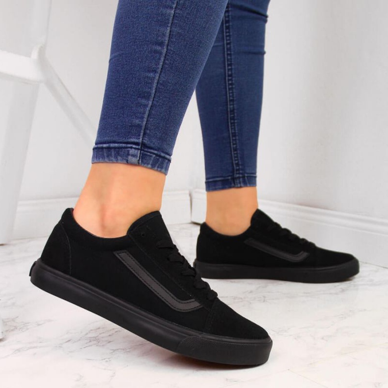 Black Atletico W ATC264D textile sneakers 2