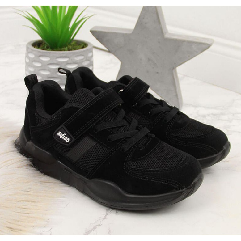 Black Befado Jr BEF25A Velcro sports shoes 2