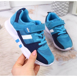 Befado Jr BEF25D Velcro sports shoes blue 1
