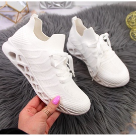 McKeylor W JAN84B white sports shoes 1