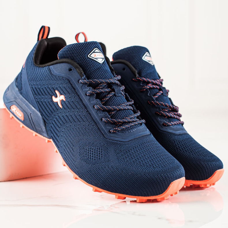 I-CAX Comfortable Trekking Shoes navy blue 1