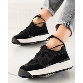 Seastar Tied Sneakers On The Platform black 1