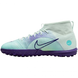 Nike Mercurial Superfly 8 Academy Mds Tf Jr DN3776 375 football shoes multicolored green 1