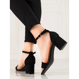 Sandals On Low Heels VINCEZA black 1
