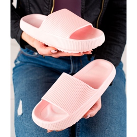 TRENDI Light pink Slippers 1 TRENDI Light pink Slippers 1