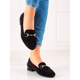 Loafers On Sergio Leone's Flat Heels black 1