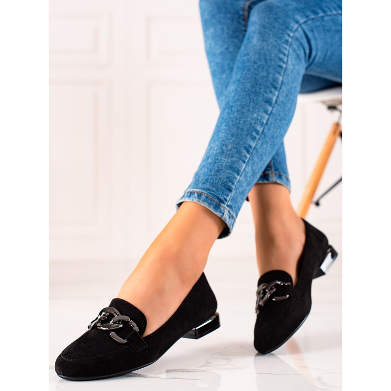 Stylish Sergio Leone loafers black 1