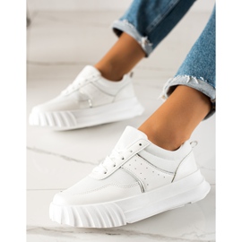 TRENDI Sports Sneakers On The Platform white 2 TRENDI Sports Sneakers On The Platform white 2