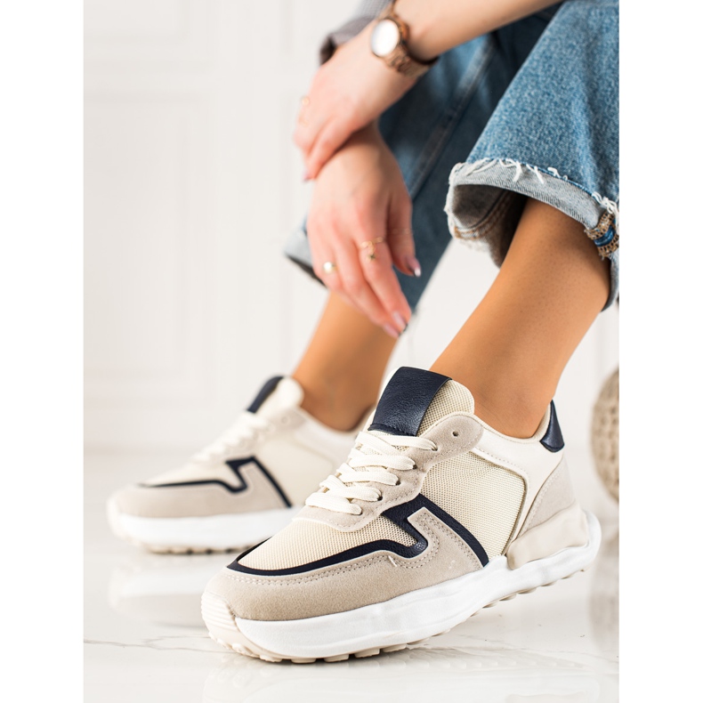 TRENDI Sports shoes beige 1 TRENDI Sports shoes beige 1