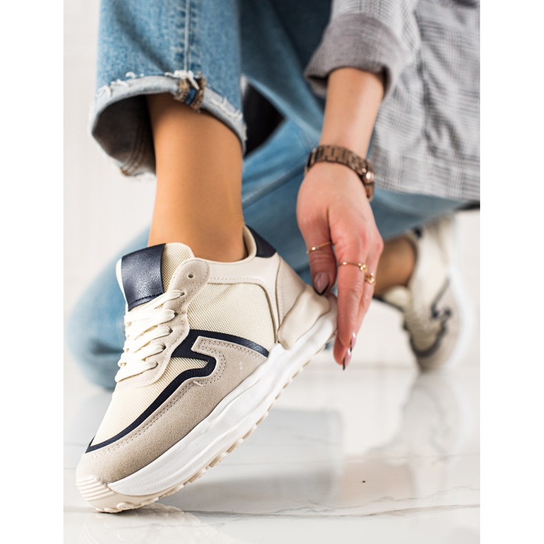 TRENDI Sports shoes beige 2 TRENDI Sports shoes beige 2