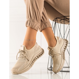 TRENDI Light Beige Sneakers 2 TRENDI Light Beige Sneakers 2