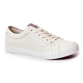 Men's Leather Sneakers Cross Jeans JJ1R4023C White 1