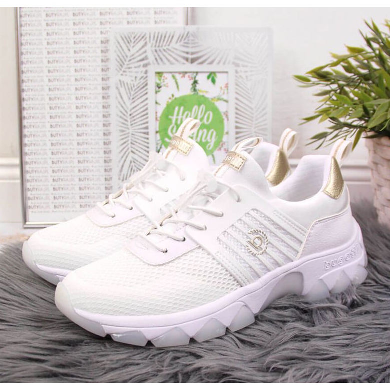 Wedge sneakers Bugatti W INT1697 white golden 2