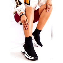PS1 Black Bailee High Sock Sports Shoes 2