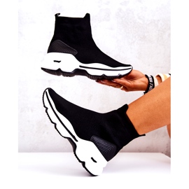 PS1 Black Bailee High Sock Sports Shoes 5 PS1 Black Bailee High Sock Sports Shoes 5