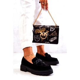 PL5 Suede Loafers La.Fi Black Sapphira 5