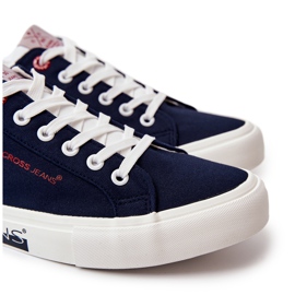 Fashionable Classic Sneakers Cross Jeans JJ1R4028C Navy Blue 6
