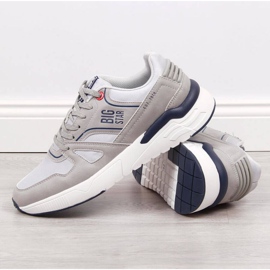 Gray casual sports shoes Big Star M JJ174276 grey 2