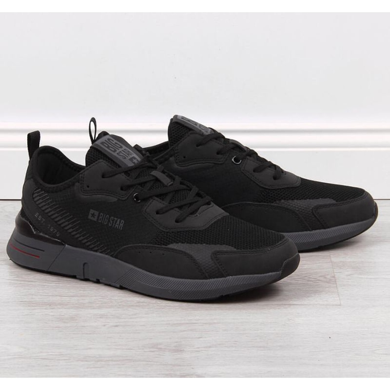 Black casual sports shoes Big Star M JJ174292 1 Black casual sports shoes Big Star M JJ174292 1